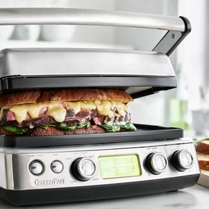 Elite Thermolon Seramik Yüzeyli Çelik  Grill Tost Makinesi
