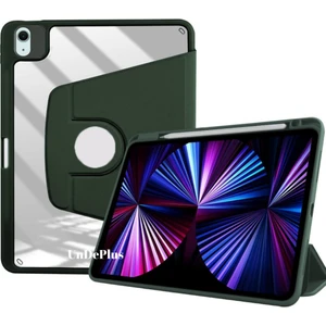 Apple iPad 11.Nesil A16 11inç/10.Nesil 10.9inç Kılıf Termik Kalem Bölmeli Dönebilen Standlı Kılıf Smart Case