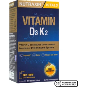 Vitamin D3 K2 Sprey 30 ml