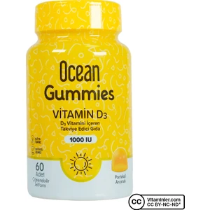 Gummies Vitamin D3 60 Çiğnenebilir Form