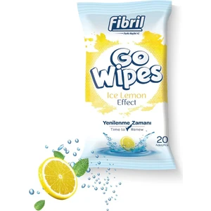 Go Wipes Limon Kokulu Islak Mendil 20 Yaprak