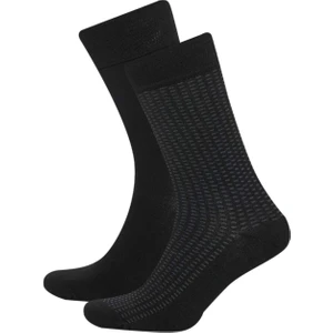 Erkek Dikişsiz Ultra Soft 2'li Bambu Premium Uzun Çorap D3777AXNS