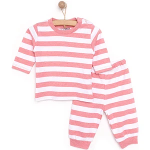 HelloBaby Yenidoğan Çizgili Tshirt-Tayt 2li Takım Unisex