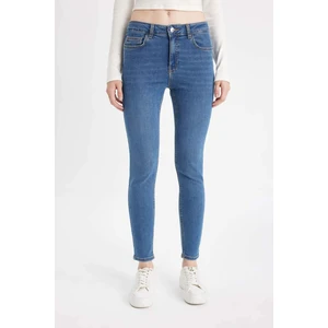 Rebeca Skinny Fit Yüksek Bel Dar Paça Bilek Boy Jean Pantolon C7609AX24AU