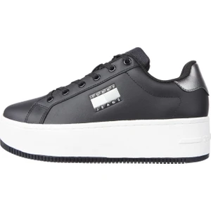Tommy Hilfiger Siyah - Beyaz Kadın Sneaker EN0EN02711TRH