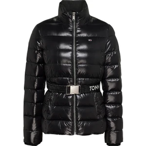 Tommy Jeans Siyah Kadın Şişme Mont Tjw Branded Belt Down Jacket