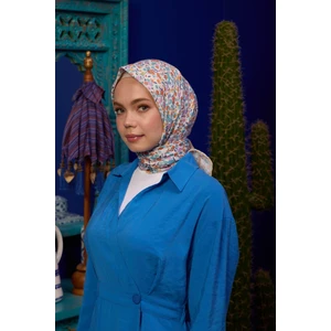 Marrakech  Koleksiyon Soft Eşarp Açık Mor Hardal 1193-01