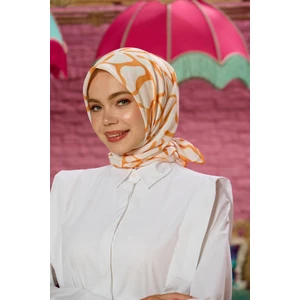 Marrakech  Koleksiyon Soft Eşarp Mercan Krem 1196-02