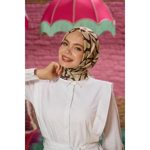 Marrakech  Koleksiyon Soft Eşarp Mercan Krem 1196-02