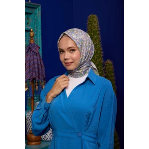 Marrakech  Koleksiyon Soft Eşarp Açık Mor Hardal 1193-01