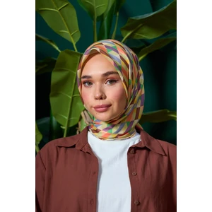 Marrakech  Koleksiyon Soft Eşarp Siyah Çam Yeşili 1205-05