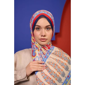 Marrakech Koleksiyon Soft Şal Mavi Çimen Yeşili 3049-14