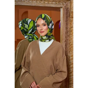 Marrakech  Koleksiyon Soft Eşarp Açık Yeşil Gri 1201-04
