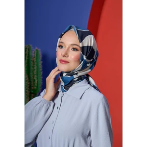 Marrakech  Koleksiyon Soft Eşarp Kraliyet Mavi Eflatun 1207-08