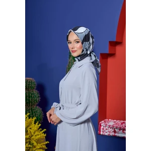 Marrakech  Koleksiyon Soft Eşarp Kraliyet Mavi Eflatun 1207-08