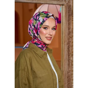 Marrakech  Koleksiyon Soft Eşarp Siyah Gri 1200-15