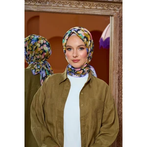 Marrakech  Koleksiyon Soft Eşarp Siyah Gri 1200-15