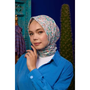 Marrakech  Koleksiyon Soft Eşarp Açık Mor Hardal 1193-01