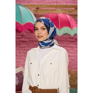 Marrakech  Koleksiyon Soft Eşarp Turuncu Koyu Lila 1198-06