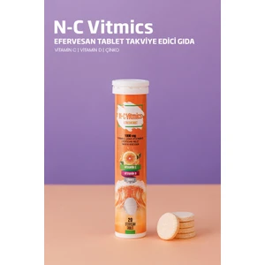 N-c Vitmics 20 Effervesan Tablet, C Vitamini D Vitamini Çinko