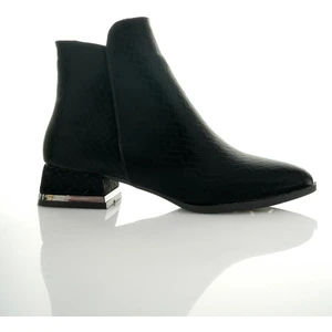 Shane Garantili Metal Topuk Detaylı Fermuarlı Kadın Bot