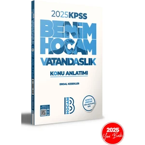 Benim Hocam Yayınları 2025 KPSS Vatandaşlık Konu Anlatımı