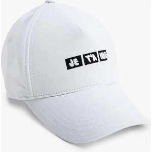 Cap Şapka Slogan Nakışlı Pamuklu
