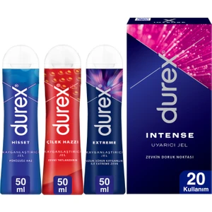 Hisset 50ml + Çilek Jel 50ml + Intense  Jel + Extreme Anal  Jel 50ml