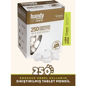 Handy Towel Sıkıştırılmış Tablet Bebek Mendili 250'li
