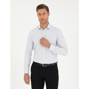 Pierre Cardin Erkek Lacivert Slim Fit Uzun Kollu Gömlek 50294168-VR033