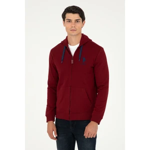 U.S. Polo Assn. Erkek Bordo Hırka (Örme) 50289028-VR014