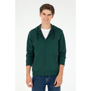 U.S. Polo Assn. Erkek Koyu Yeşil Hırka (Örme) 50295147-VR079