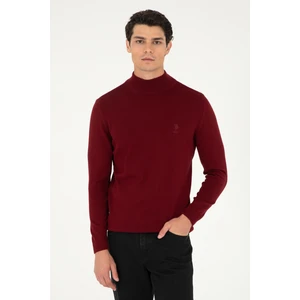 U.S. Polo Assn. Erkek Bordo Kazak /Triko 50288887-VR014