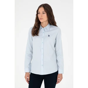 U.S. Polo Assn. Kadın Açık Mavi Gömlek Basic 50295639-VR003