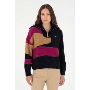 U.S. Polo Assn. Kadın Lacivert Triko Kazak 50293108-VR033