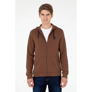 U.S. Polo Assn. Erkek Kahverengi Hırka (Örme) 50295147-VR029