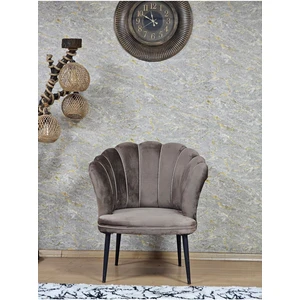 Tekli Papatya Çay Seti Koltuk Siyah Boyalı Sivriltme Ayak, Balkon, Salon, Ofis, Koltuk Takımı