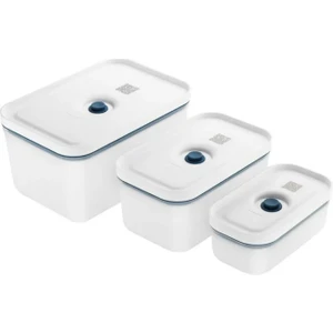 Zwilling Fresh & Save Vakumlu Saklama Kabı Seti S/M/L Yarı Şeffaf-Akdeniz Mavisi