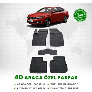 Fa Otomotiv Fiat Egea 4d Havuzlu Paspas 2015 – 2024 Model