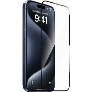 Apple iPhone 16 Pro Max SQ-008 Oleofobik Easy Install Temperli Cam Ekran Koruyucu Uygulama Aparatlı