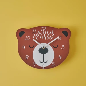 Bear Çocuk Saati Kahverengi (26X28 Cm)