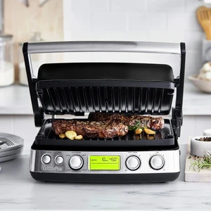 Elite Thermolon Seramik Yüzeyli  Grill Tost Makinesi Siyah