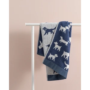 Chatte %100 Pamuk Ipliği Boyalı Yüz Havlusu - Lacivert