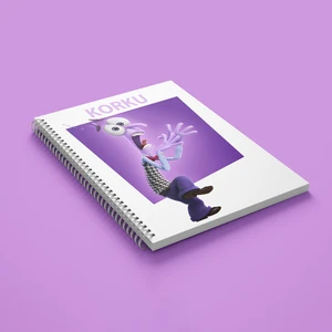 Nekobo Studio Ters Yüz 2 A5 Spiralli Defter