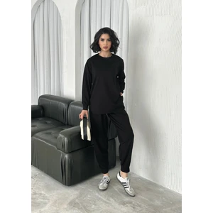 Ded Collection Kadın Bisiklet Yaka Modal Kumaş Şalvar Alt Üst Takım