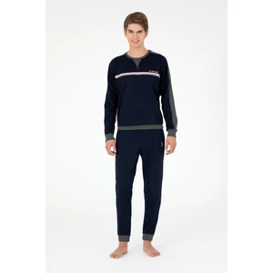 U.S. Polo Assn. Erkek Lacivert Pijama Takım 50301711-VR033