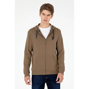 U.S. Polo Assn. Erkek Haki Hırka (Örme) 50295147-VR027