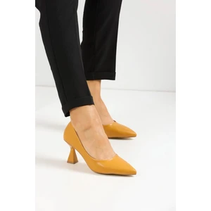 Marina Rosse Kadın Topuklu Ayakkabı Şampanya Stiletto