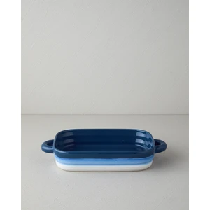 English Home Cheerful Stoneware Fırın Kabı 37,6X22X6,5 cm Mavi