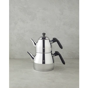 English Home Roxane Çelik Mini Boy Çaydanlık 0.65-1.20 L Siyah